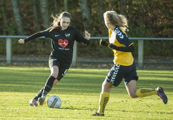 Selma Svendsen på U17-landsholdet