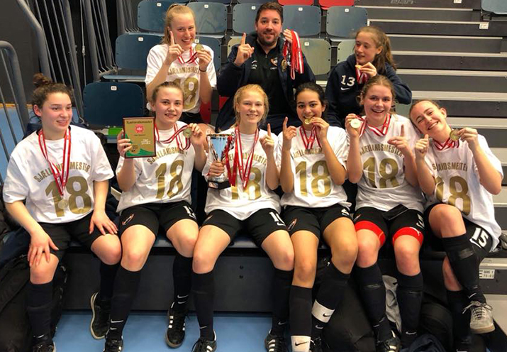 U18 Piger Sjællandsmestre i Futsal